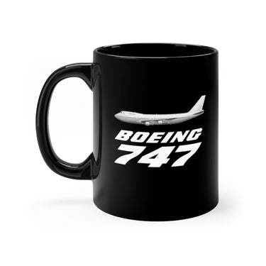 BOEING 747 DESIGNED MUG Printify